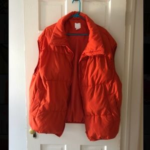 H&M extremely oversized puffer vest